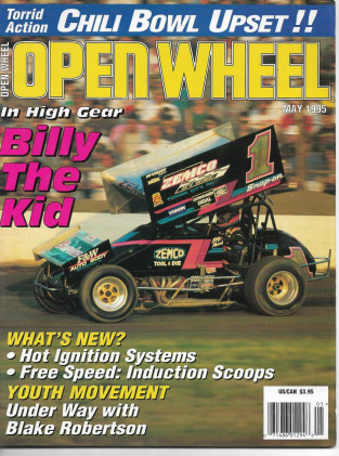 OPEN WHEEL 1995 MAY - CHILI BOWLN BILLY THE KID, INDUCTION SCOOPS, B ROBERTSON